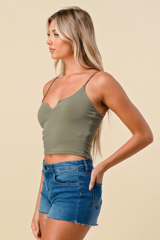 Doubled Jersey Layering Cami Top
