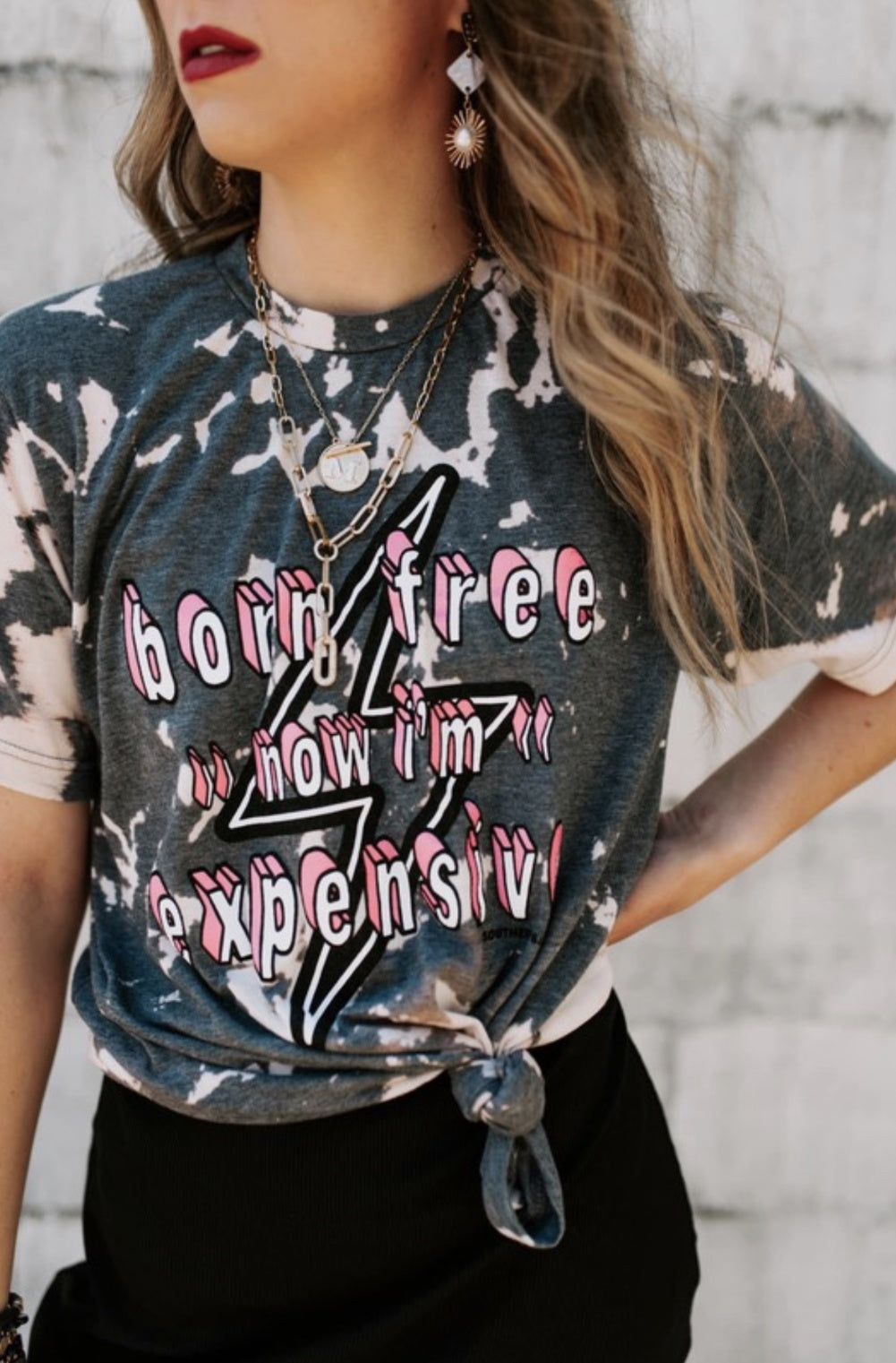 Born Free Now I'm Expensive Graphic Tee