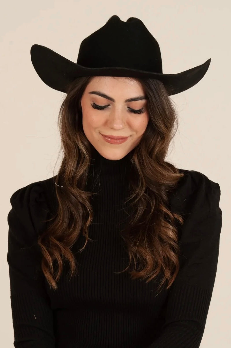 Black on sale cowgirl hat