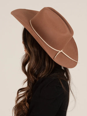 Toffee Augusta Suede Cowgirl Hat