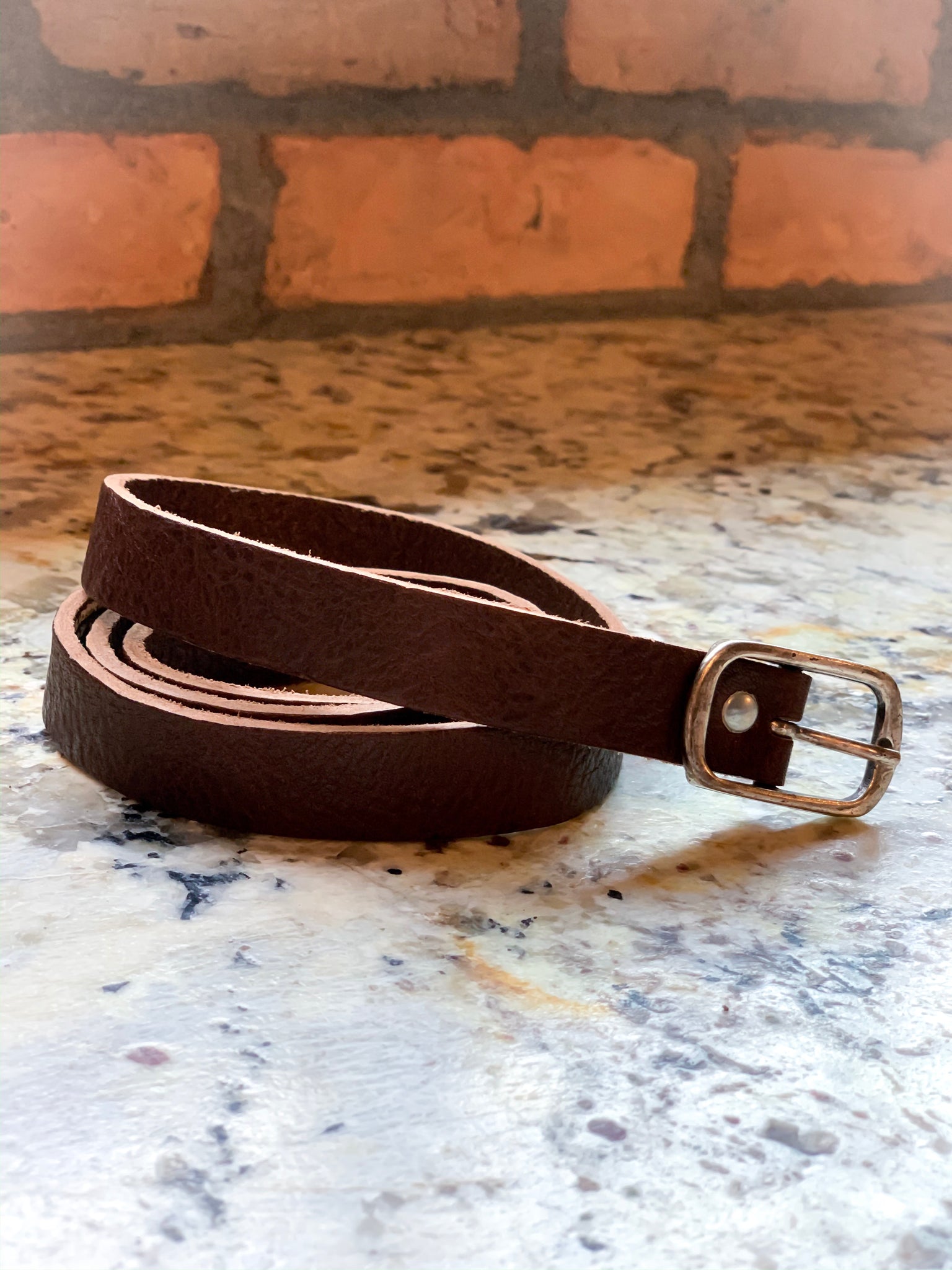 CowboysBelt Textured Leather Belt