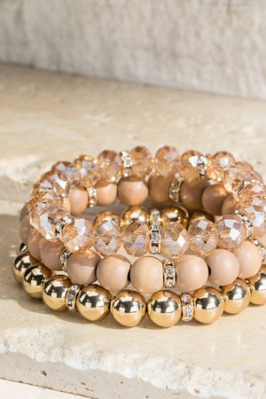 Set of 3 Shimmering Bracelet