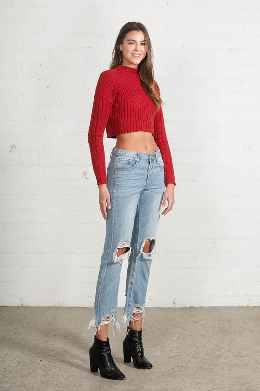 Alice Cropped Straight Jeans
