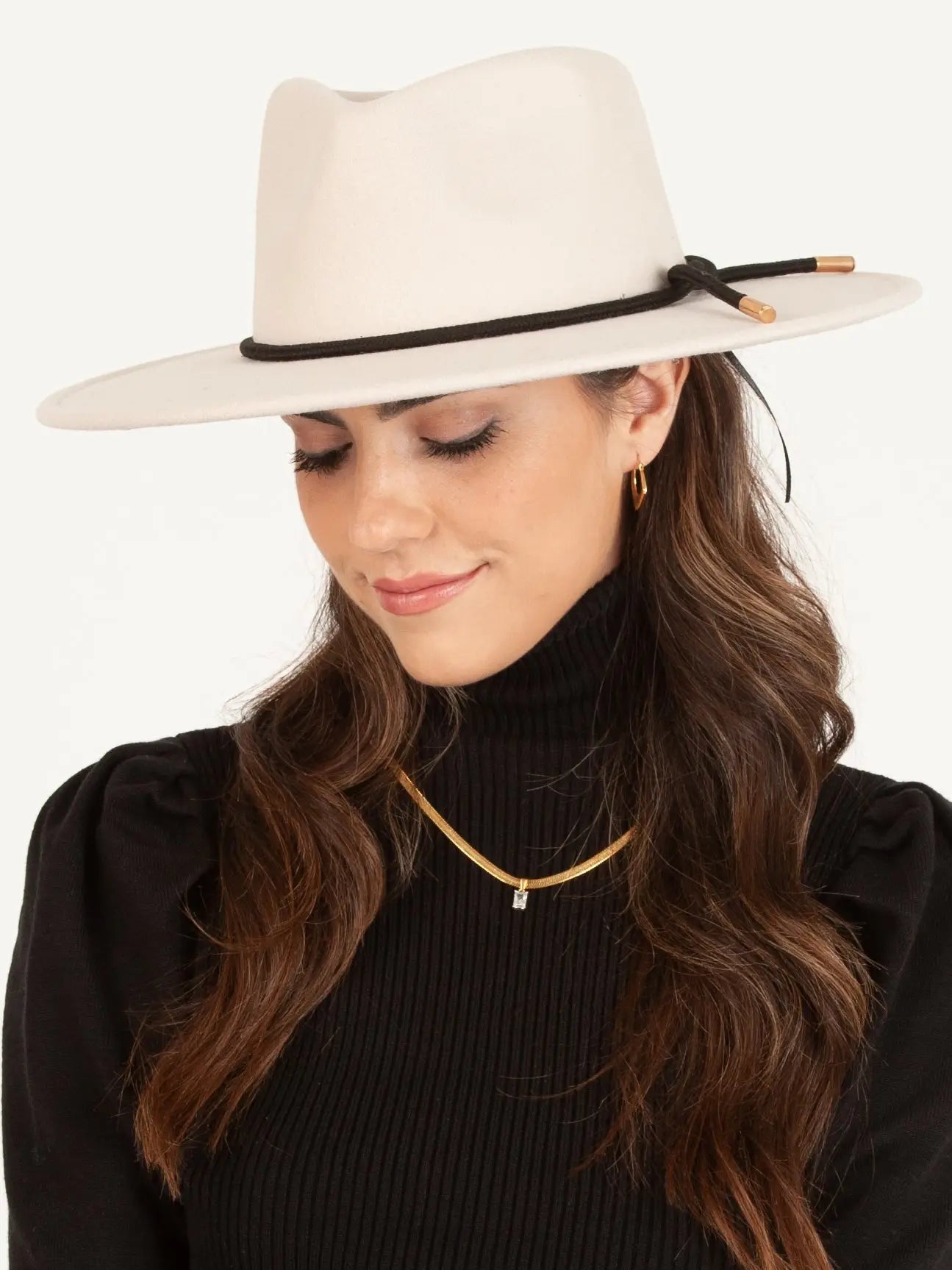 Rosie Banded Rancher Hat in Oyster