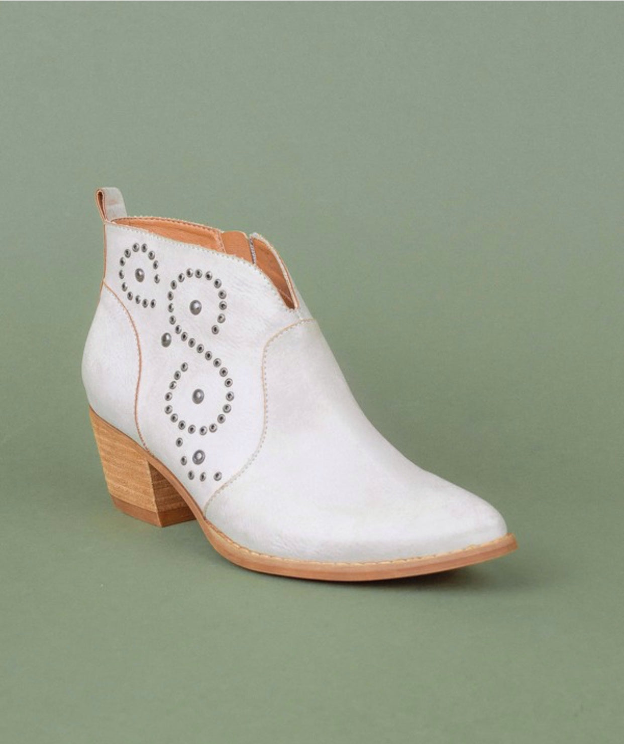 Posh Lilac Cowgirl Ankle Bootie