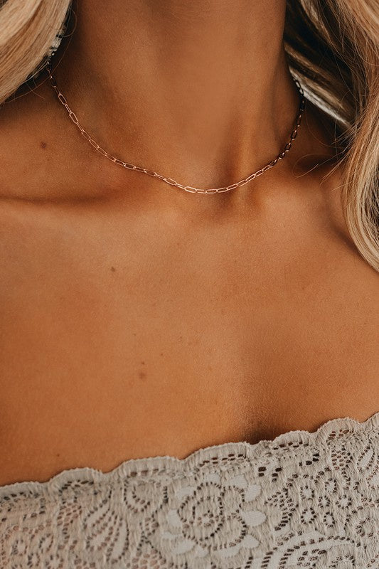 Sweet Nothings Rose Gold Choker Necklace