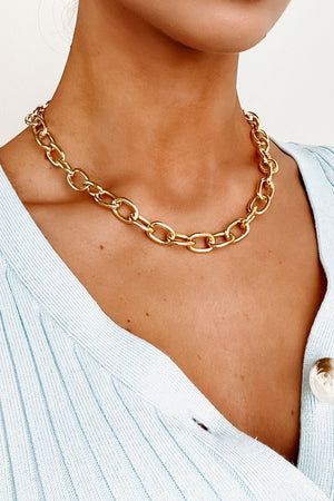 The Best Part Gold Choker Necklace