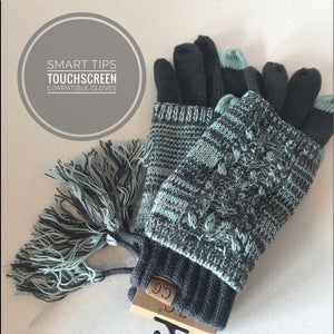 Smart Tip Cable Knit Gloves