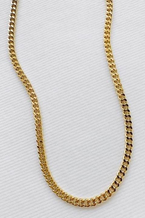 16” Gold Chain Link Necklace