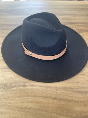 Wide Stiff Brim Banded Rancher Hat