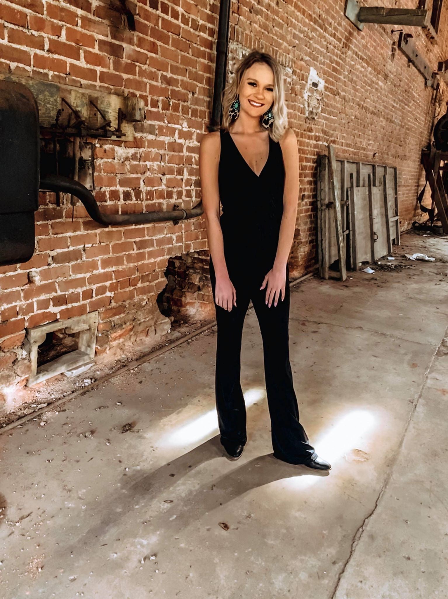 Thinking out Loud Black Jumpsuit