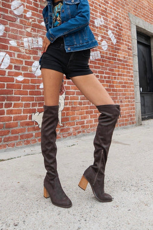Kacey Over The Knee Suede Boots